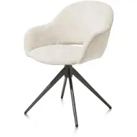 Xooon Finn fauteuil met terugloopfunctie stof Livigno/metalen frame