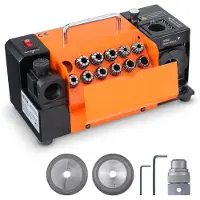 Vevor Boorbit Slijper 120 W Boorbit Slijper 4500 RPM Slijpstation 45# Stalen Boorbit Slijper 95-135° Verstelbare Punthoek 11 Spantangen Geschikt voor Boordiameter φ3-13 mm