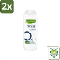 Neutral - Douchegel - Gevoelige huid - Parfumvrij - 250 ml - Voordeelverpakking - 2 stuks - Douchegel - Parfumvrije douchegel