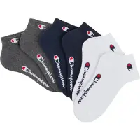 Champion Sokken navy / antraciet / knalrood / wit