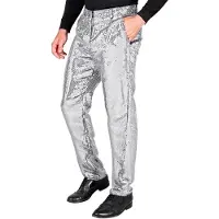 Widmann Love To Shine Pailletten Broek Zilver Man
