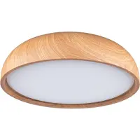 Paulmann Plafondlamp , Oka, Hout, Badkamer, Kunststof, Modern