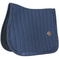 Kentucky Horsewear Horsewear - Zadeldoek glitter stone jumping navy
