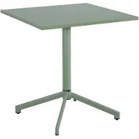 Sweeek - Opklapbare vierkante bistro tuintafel staal 2 zitplaatsen 70 cm - chiara