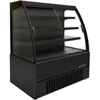 CombiSteel Wandkoeling - Noah - Zwart - +2°C/+8°C - Geforceerd - Schuifdeuren - 1510x665x1500mm