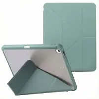 IMoshion Origami Bookcase voor de Apple iPad 9 (2021) 10.2 inch / iPad 8 (2020) 10.2 inch / iPad 7 (2019) 10.2 inch - Donkergroen