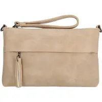 Beagles Clutch / Schoudertasje Taupe