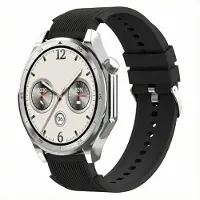 IMoshion Siliconen bandje voor de OnePlus Watch 3 / 2 / 2R / Oppo Watch X2 / X - Zwart