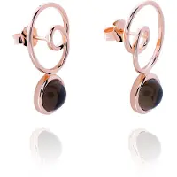 Orphelia 'Eugenia' Dames 925 Sterling Zilveren Oorbellen - Roze ZO-7495