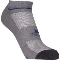 Trespass Unisex Volwassenen Isolate Coolmax Trainer Sok (Pakket van 2) (Platina/Donkergrijs)