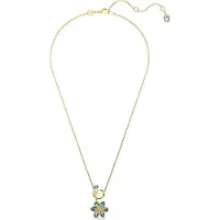 Swarovski Ketting blauw / geel / goud