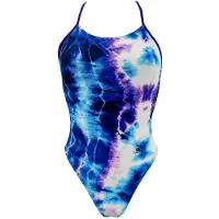 Turbo Sirene Cosmic Cascade Swimsuit Blauw S Vrouw