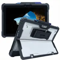 Accezz Rugged case met stand voor de Microsoft Surface Go / Go 2 / Go 3 / Go 4 - Zwart