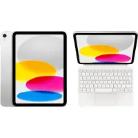 Apple iPad (2025) 11 inch 256GB Wifi Zilver + Magic Keyboard Folio QWERTY Wit