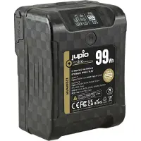 Jupio ProLine Extreme 99 V-Mount battery 6700mAh (99Wh) - LCD Display, USB-C PD 65W in/output, D-Tap in/output and USB-A output