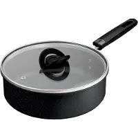 Tefal Ultimate - Hapjespan - Ø24 cm - Met Deksel - Geschikt voor Inductie - Anti-aanbaklaag - Geschikt voor gebruik met metalen spatels
