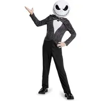 Disguise DISNEY - NIGHTMARE BEFORE Kerstmis, Kostuum Jack Skellington Classic, Maat M (7-8 jaar), Jongens