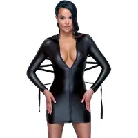 Cotelli collection Bondage Jurk Zwart XL