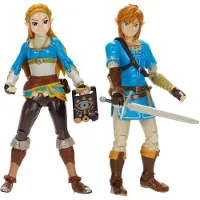 Jakks pacific NINTENDO The Legend of Zelda - Prinses Zelda en Link - actiefiguren, 2-pack 10cm
