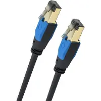 OEHLBACH D1C19353 RJ45 Netwerkkabel, patchkabel CAT 8.1 2.00 m Zwart 1 stuk(s)