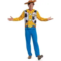 Disguise DISNEY - TOY STORY 4, Woody kostuum Basic Plus, Maat XXL (50-52), Volwassenen