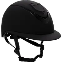 Equestro Cap met Reliëf Logo Polo Klep-Zwart-55-57