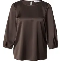 Comma Blouse donkerbruin