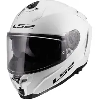 LS2 FF817 Challenger II Solid, integraalhelm ,Wit ,M