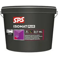 SPS Isomat Plus | Isolerende Muurverf en Plafondverf 4 LTR - Wit