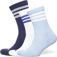 Adidas Sokken '3-Stripes Cushioned Crew 3 Pair Pack' lichtblauw / donkerblauw / wit
