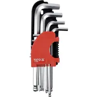 YATO HEX KEY SET W. BALL 10PCS 212MM