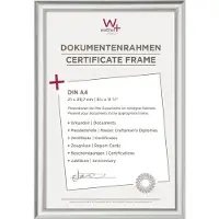 Walther design Trendstyle - Kunststof lijst - Fotoformaat 21x29.7 cm (DIN A4) - Zilver