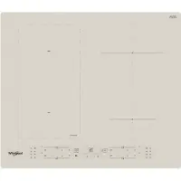 Whirlpool WLB6860NE/S, Zilver, Inbouw, Inductiekookplaat met zones, Keramisch, 4 zones