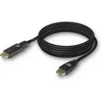 ACT DisplayPort Active Optical Cable (AOC) met afneembare connector - versie 1.4 (5K/8K 60Hz) / zwart - 30 meter