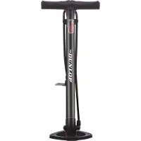 Dunlop Fietspomp | (12 bar, Extra ventielen, Zwart)