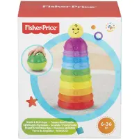 Fisher-Price Fisher Price - Brilliant Basics Stapel &amp; Rol Bekertjes