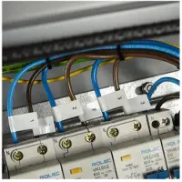 Brother Tape TZe-FX211 Zwart op wit (6 mm)