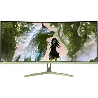 AROZZI Nova 34" Gaming Monitor - Curved - UWQHD VA - 165Hz - Bosgroen