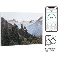 Klarstein Wonderwall Air Art Smart infrarood verwarming 80x60cm 500W berg