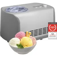 TZS First Austria ijsmachine | 1,5L | compressor | uitneembare roestvrijstalen container | receptenboekje | LCD-scherm | ijs & yoghurt | koel houden