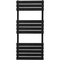 Monster Platte Paneel Handdoekradiator – 1200mm x 500mm – Zwart