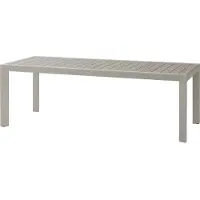Hespéride Tuintafel voor 8 personen van aluminium met houtlook ÉVASION