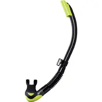 Tusa Platina II Hyperdry – Premium snorkel met Hyperdry-systeem en hypoallergene siliconen mondstuk – Geel/Zwart – SP-170QB FY