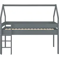 Notio Living Alpi-Housebed - Grijs Grenen