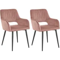 Loft 24 Franca-Eetkamerstoel - 2 Pack - Rose