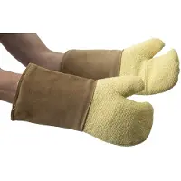 TCE Hittebestendige wanten, Kevlar met rundsplitleren manchet