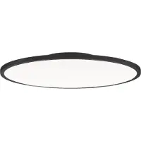 Performance In Lighting LED Opbouwarmatuur Ø725mm | 67W 3000K 8590lm 830 | IP20 DALI Dimbaar Zwart