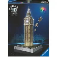 Ravensburger Big Ben Led Light 3d Puzzle 216 Pieces Groen Kinderen