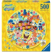 Ravensburger SpongeBob SquarePants Round Jigsaw Puzzle Welcome to Bikini Bottom (500 pieces) Puzzles