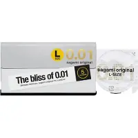Sagami Original 0.01 L - condoom - ultradun - 58mm - 5 stuks